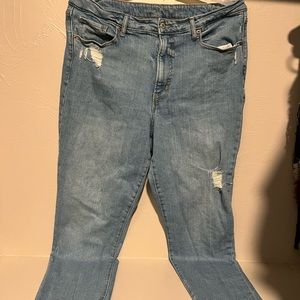 Curvy skinny jeans old navy